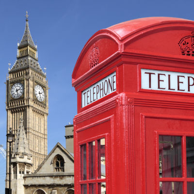 Telephone box with Big Ben